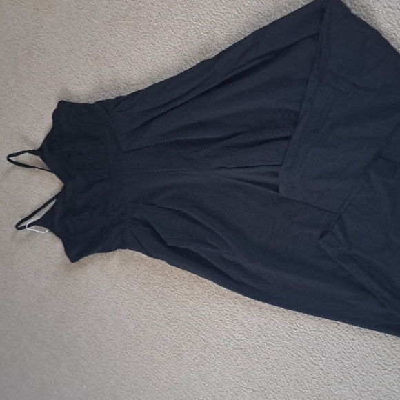 XLARGE    HALARA BACKLESS SIDE INVISIBLE ZIPPER WIDE LEG JUMPSUIT - Picture 4 of 9